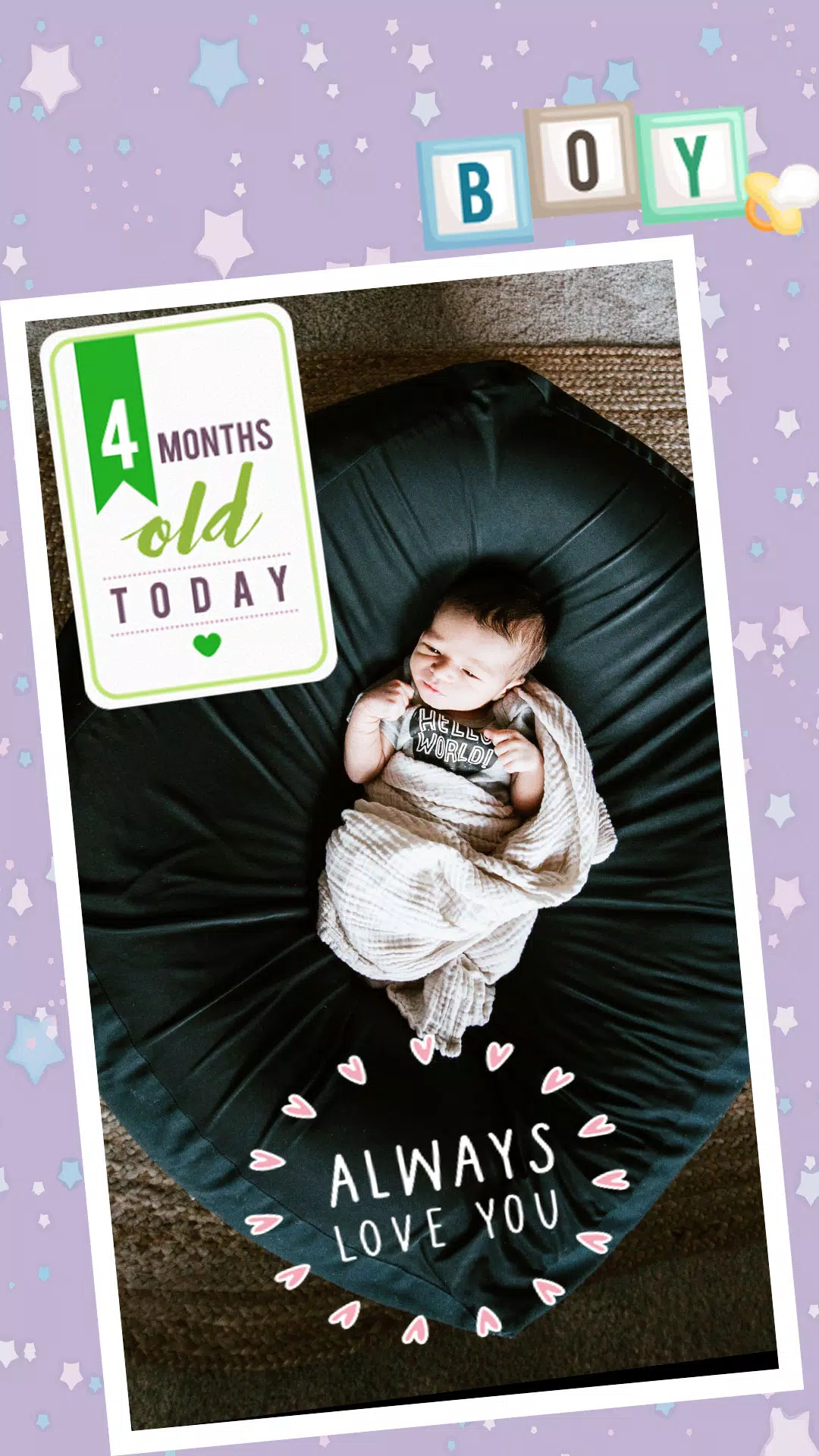 Baby Photo Editor App Zrzut ekranu 0