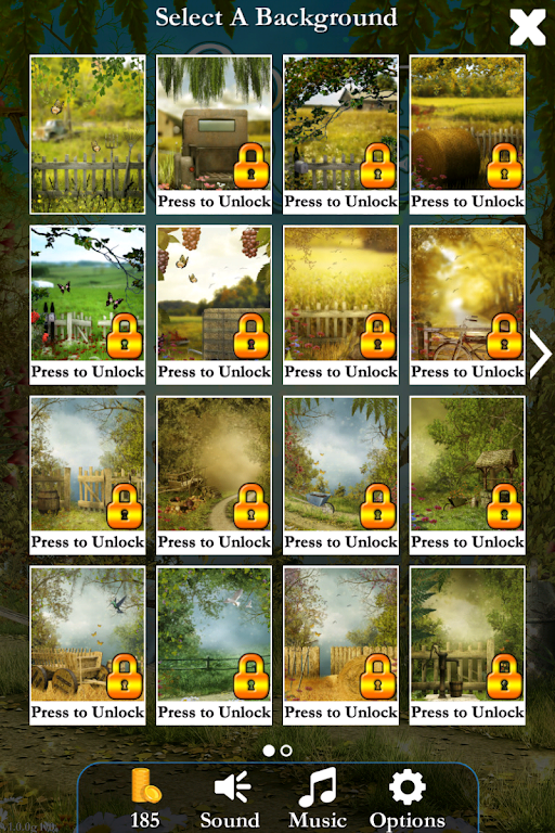 Pyramid Solitaire: The Country Captura de tela 1