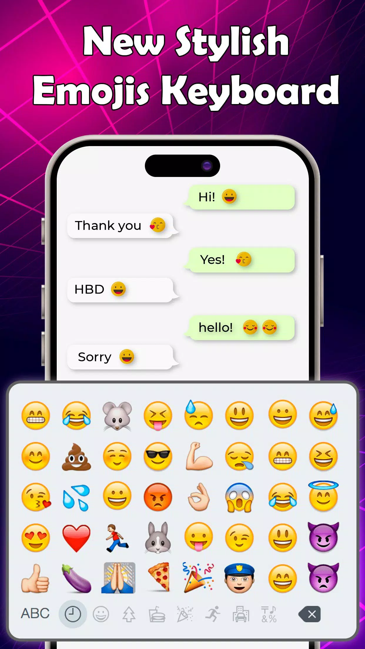 iOS Emojis Ảnh chụp màn hình 0