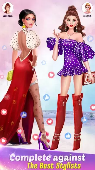 Schermata Fashion Game: Makeup, Dress Up 1