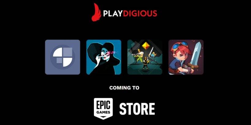 PlayDigious vrijgeven van viervoudige titellancering op Epic Games Store