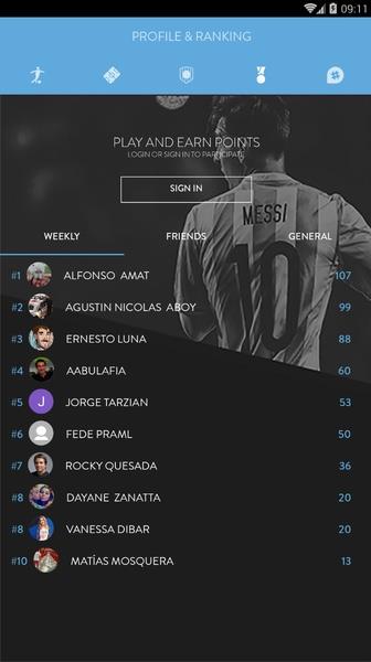 Messi App Oficial Schermafbeelding 3