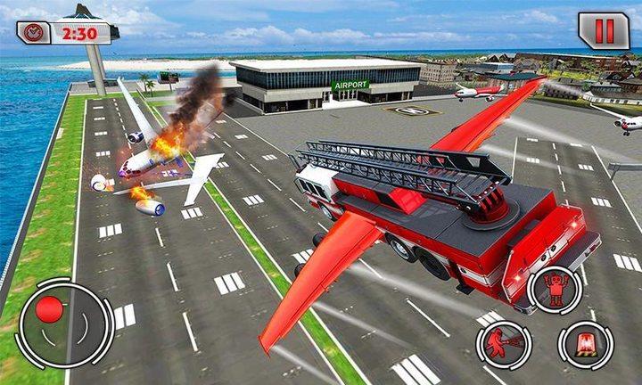 Fire Truck Games: Robot Games ภาพหน้าจอ 1