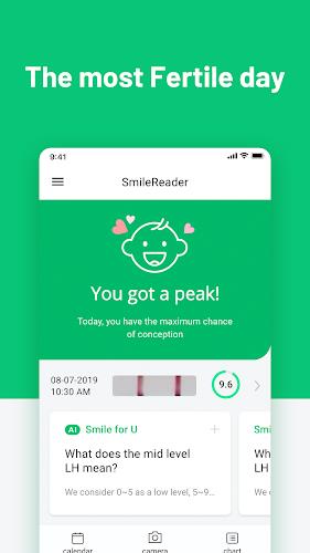 SmileReader Ovulation tracker Tangkapan skrin 0