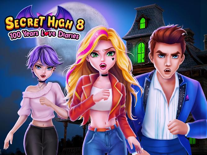 Secret High School Story Games Ảnh chụp màn hình 0