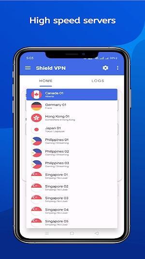 Shield VPN Mod Captura de pantalla 3