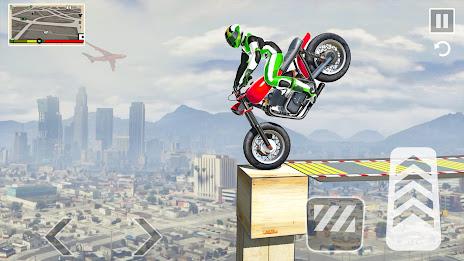 Mega Ramp Stunt Bike Games 3D Captura de tela 3