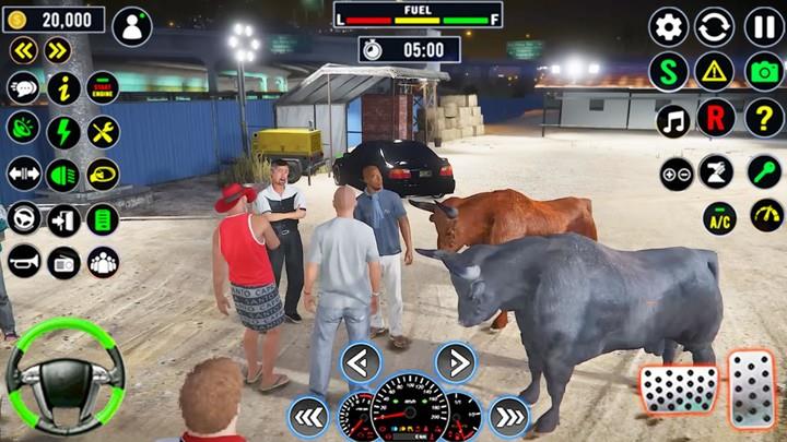 Animal Transport Truck Sim 3D स्क्रीनशॉट 0