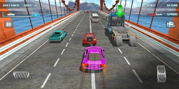 Turbo Driving Racing 3D Ảnh chụp màn hình 1