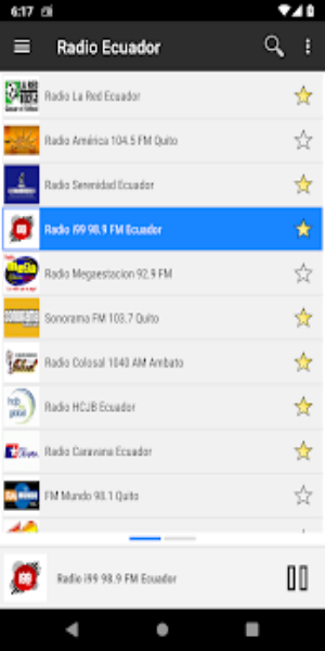 RADIO ECUADOR : Free Ecuadorian stations live Screenshot 1