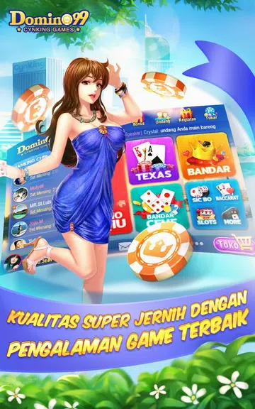 Domino QiuQiu Free - No. 1 di Indonesia Ảnh chụp màn hình 0