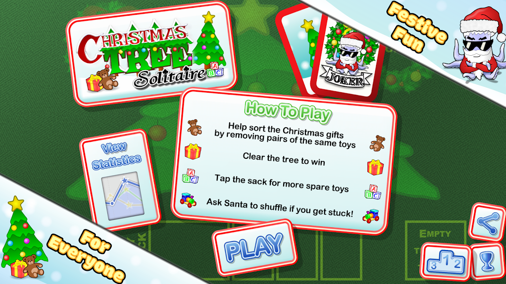 Christmas Tree Solitaire Ekran Görüntüsü 3