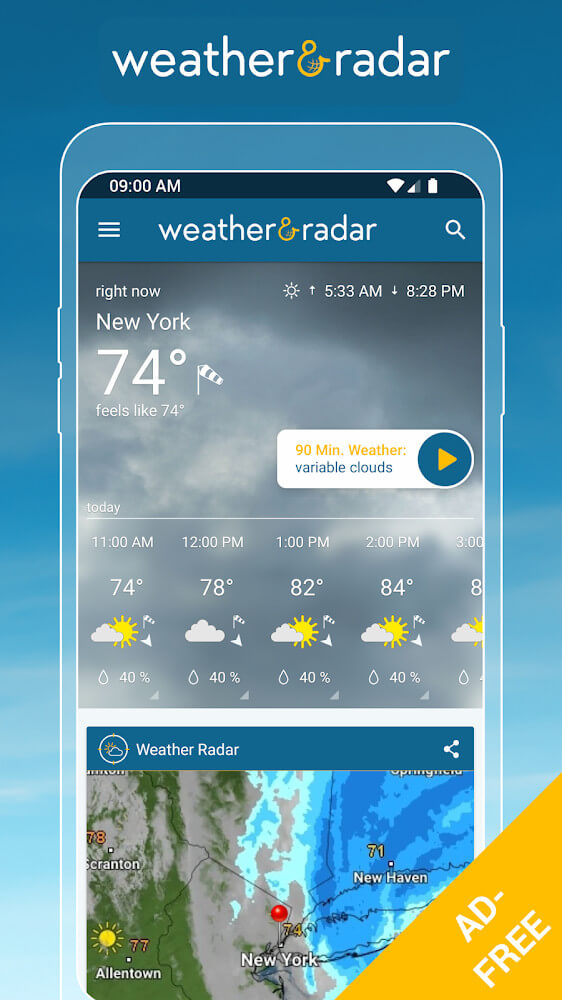 Weather & Radar Pro 螢幕截圖 2