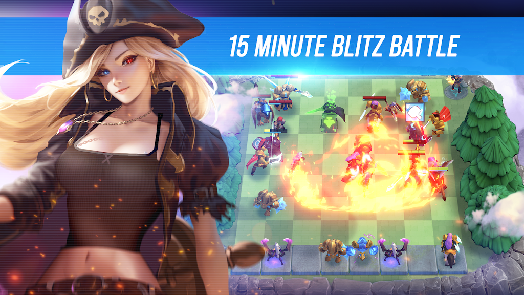 Hero Chess: Teamfight Auto Battler ภาพหน้าจอ 1