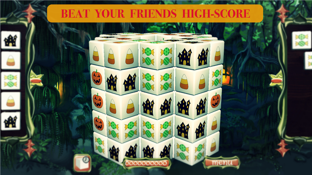 Schermata Fairy Mahjong Halloween 2