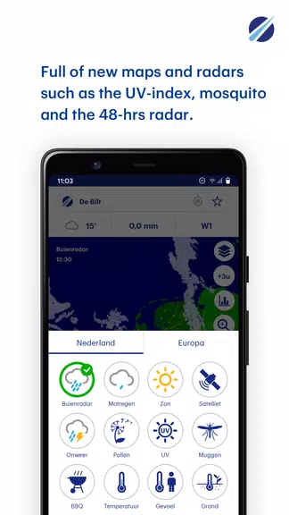 Buienradar - weer Captura de pantalla 2