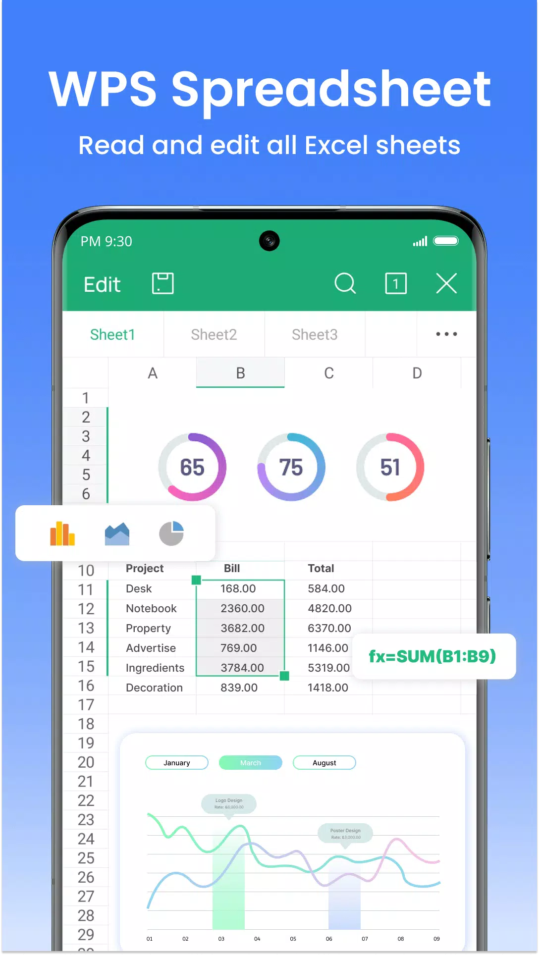 WPS Office Lite ဖန်သားပြင်ဓာတ်ပုံ 3