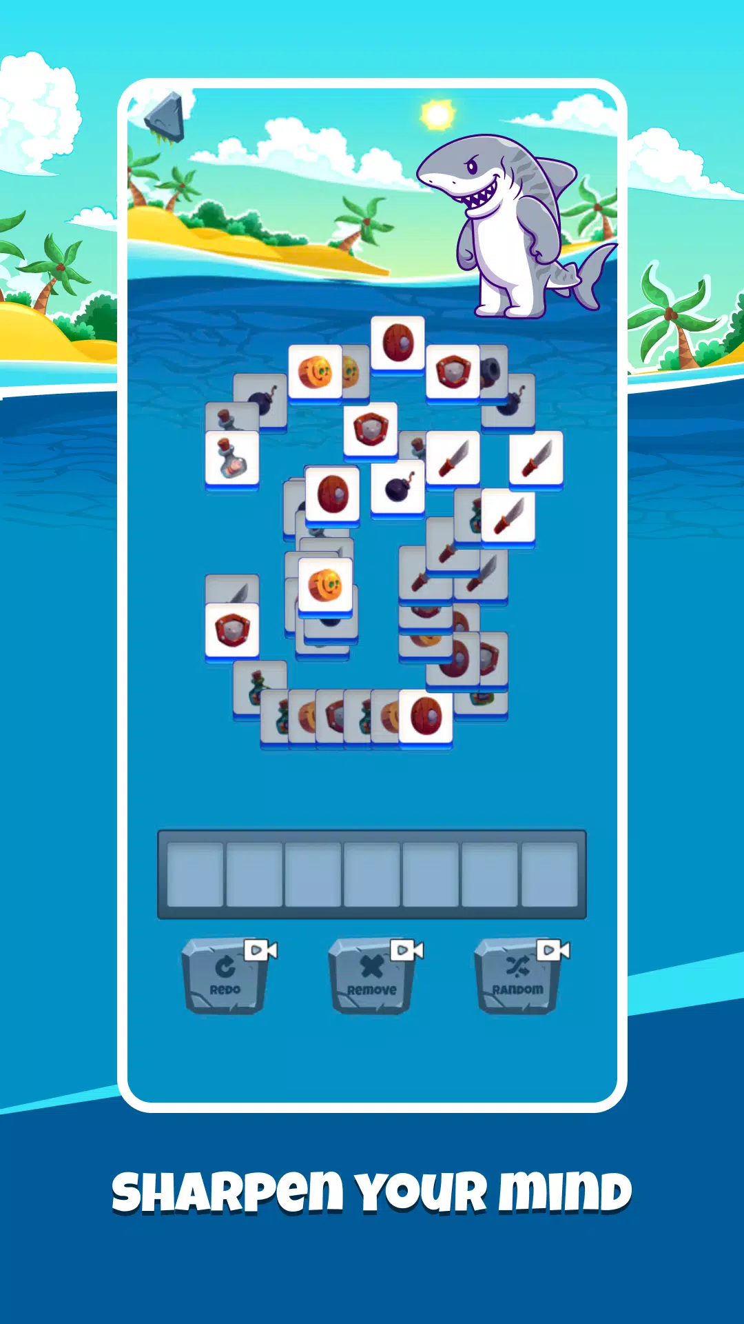 Shark Attack:Match Puzzle Game Tangkapan skrin 0