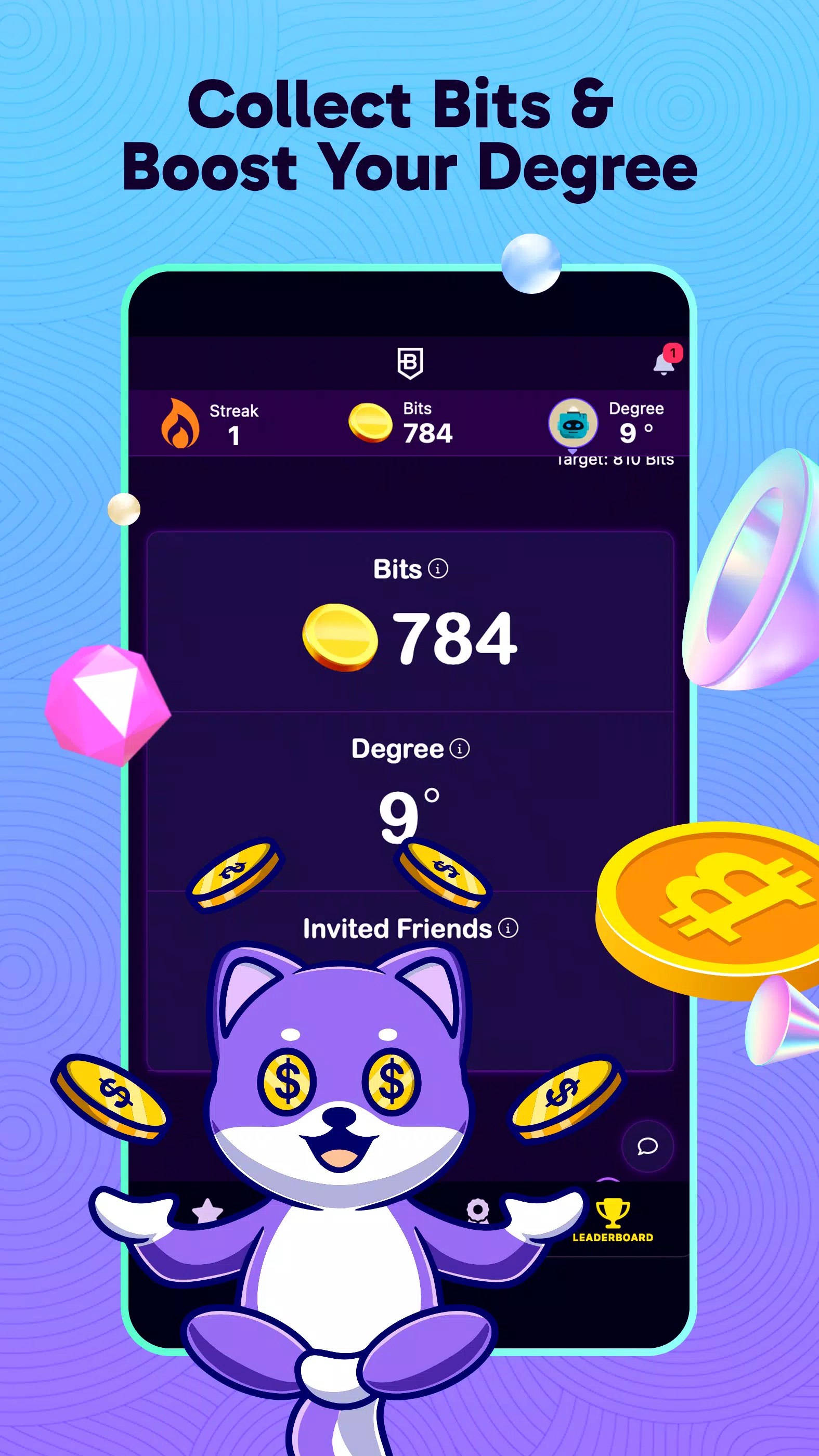 BitDegree: Play & Earn Crypto Скриншот 3