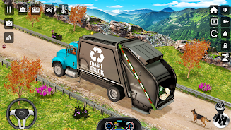 Trash Truck Games Simulator 3D Скриншот 1