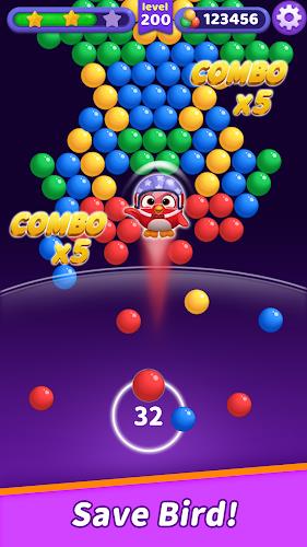 Bubble Shooter Pop & Puzzle Tangkapan skrin 2