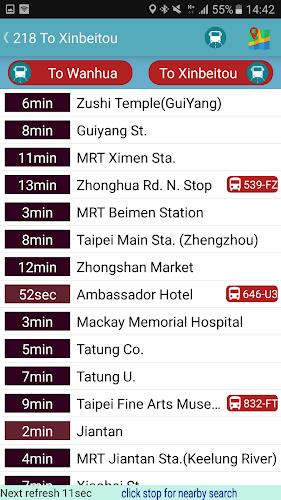 Keelung Bus Timetable ဖန်သားပြင်ဓာတ်ပုံ 3