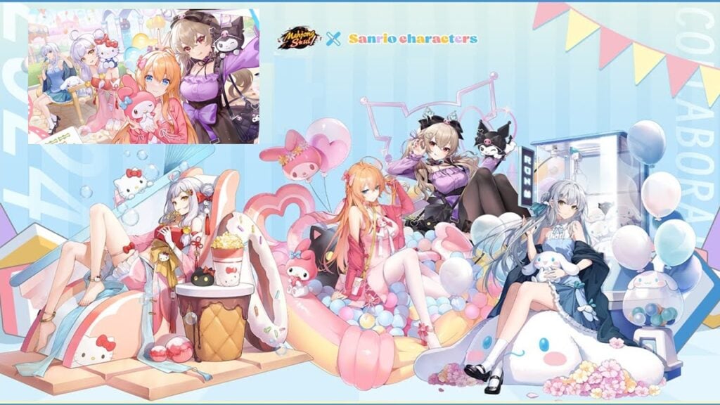 Mahjong Soul hợp tác với Sanrio cho những bộ trang phục và tính năng dễ thương