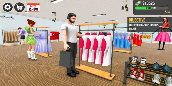 My Clothing Store Simulator 3d Captura de tela 2