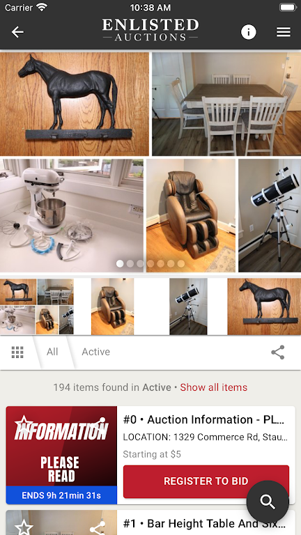 Schermata Enlisted Auctions 3