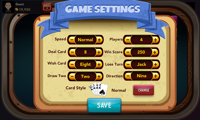 Offline Crazy Eights - Free Card Game Скриншот 1