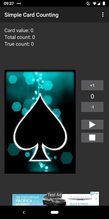 Simple Card Counting Captura de tela 0