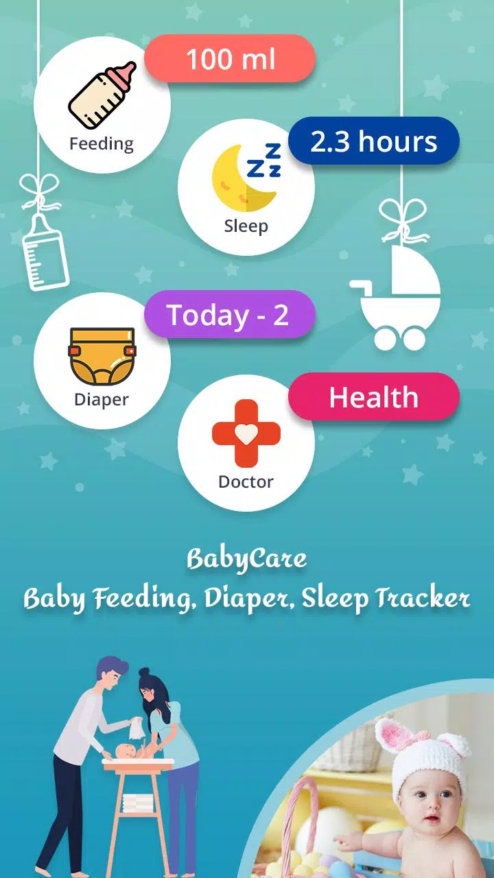 Baby Care - Newborn Feeding, D 螢幕截圖 0