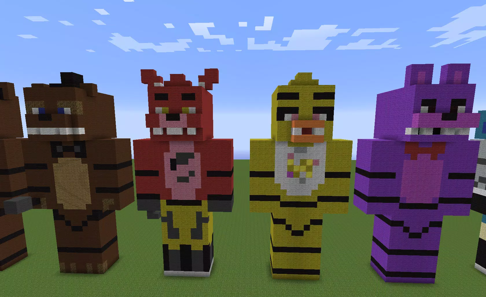 Five Nights At Freddy’s For Minecraft Tangkapan skrin 1