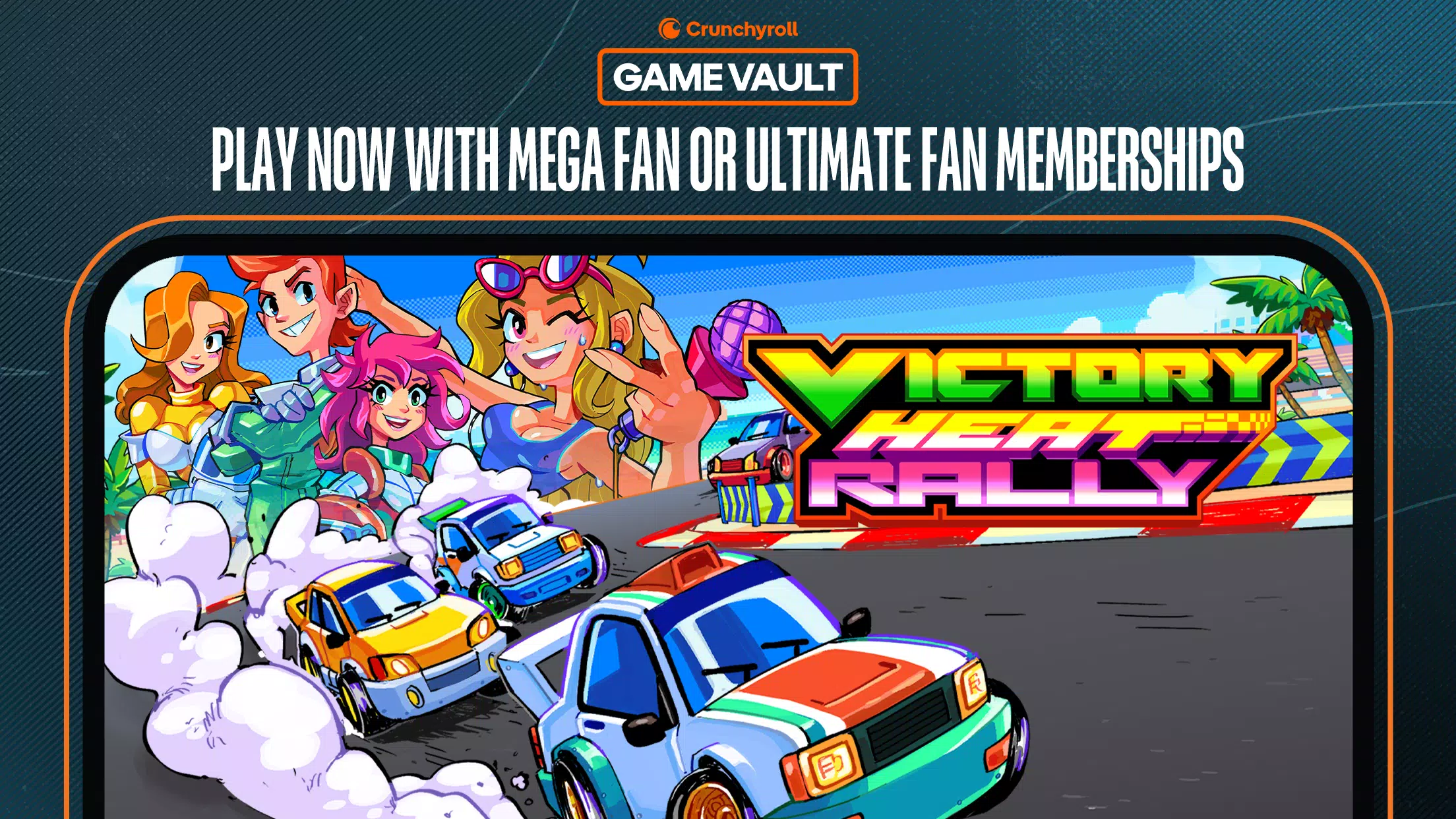 Crunchyroll Victory Heat Rally 螢幕截圖 0