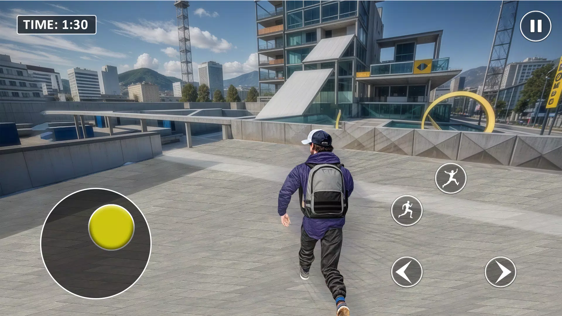 Go Up Rooftop Run Parkour Game Capture d'écran 3