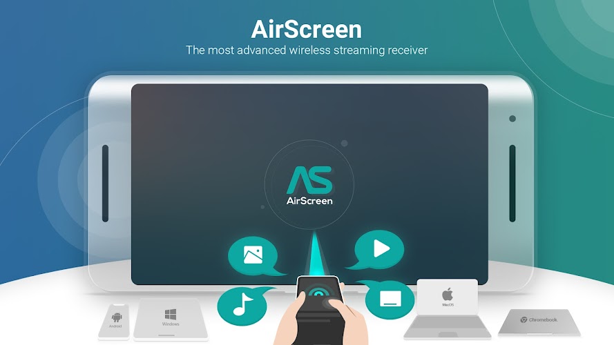 AirScreen - AirPlay & Cast Captura de tela 0