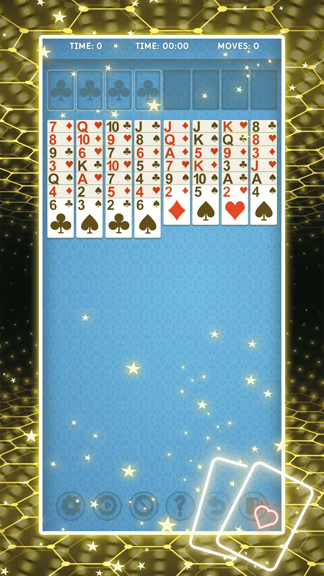 EasyCell Solitaire Game Ekran Görüntüsü 0