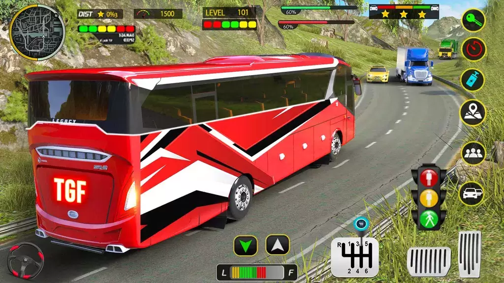 Coach Bus 3D Driving Games Скриншот 0