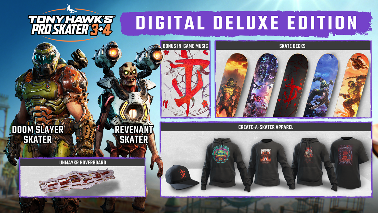 Tony Hawk's Pro Skater 3 + 4 Digital Deluxe Edition