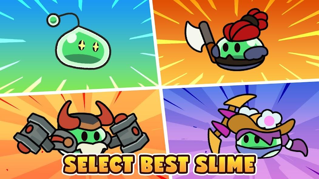 Slime Battle: Idle RPG Games Mod Ảnh chụp màn hình 0