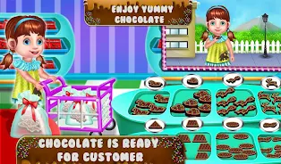 Chocolate Shop Cooking Game स्क्रीनशॉट 3