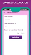 Loancash - EMI Loan Calculator Captura de tela 1