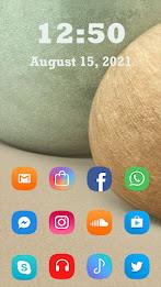 Schermata Samsung A12 Launcher 3