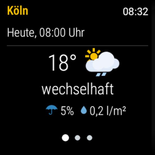 wetter.de Captura de pantalla 1