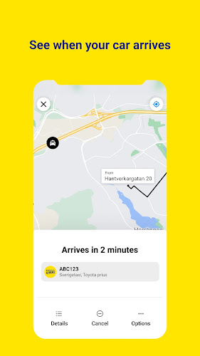 Sverigetaxi স্ক্রিনশট 2