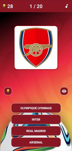 Guess the Soccer Logo Quiz Скриншот 0