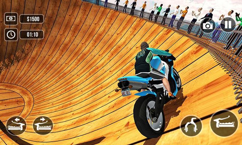 Well of Death Bike Stunts Ride Captura de tela 1