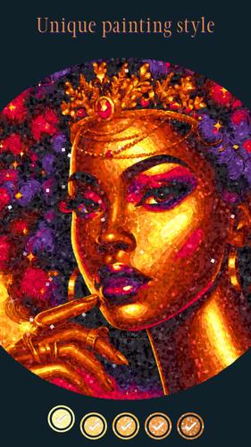 Glitty: glitter coloring books スクリーンショット 0