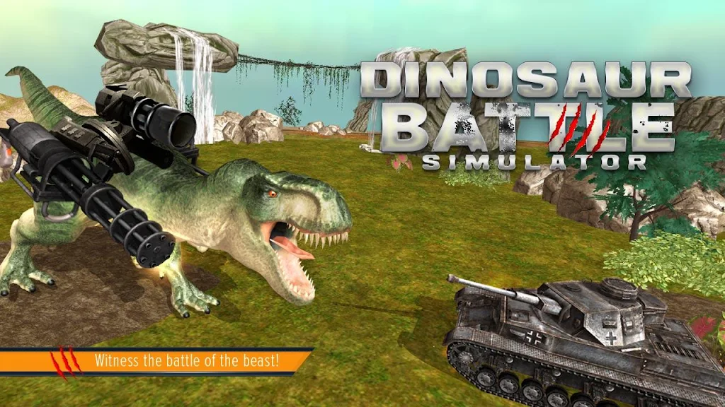 Dinosaur Battle Simulator Tangkapan skrin 1