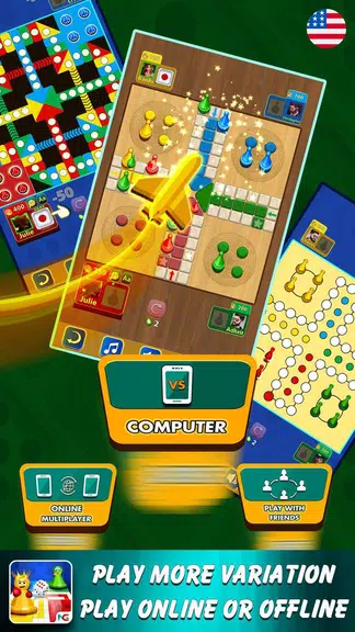 Ludo: Dice Board Games ภาพหน้าจอ 1